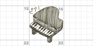 ピアノ スケジュール帳 アイコン