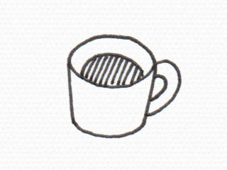 コーヒーカップのイラスト2